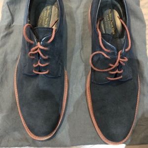 To Boot New York Mens Blue Suede Shoes